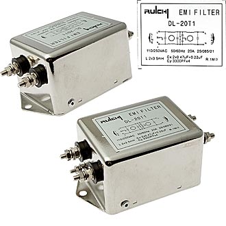DL-20T1 - Однофазный сетевой фильтр 20А 250В