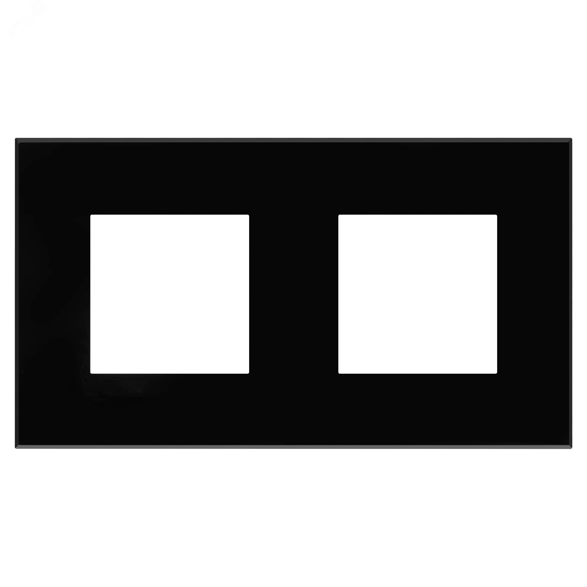 Рамка 2-м 4мод. Avanti "Черный квадрат" 4402904