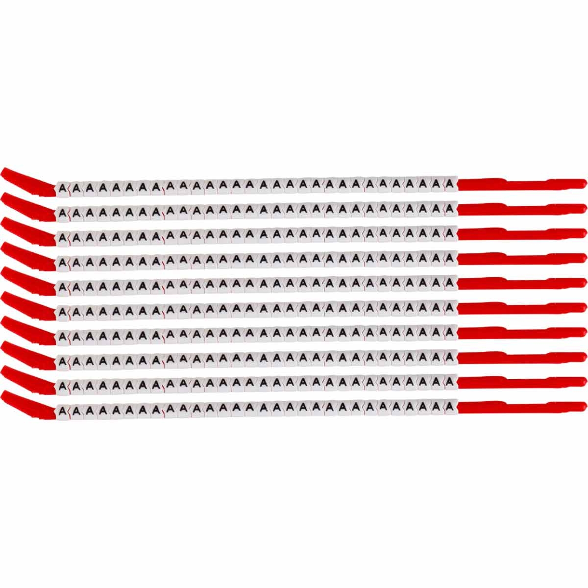 brd313110 - SCN-10-A клипсы, легенда "A", нейлон, для провода диаметром 2.8-3.4мм, 300 шт. в упак.