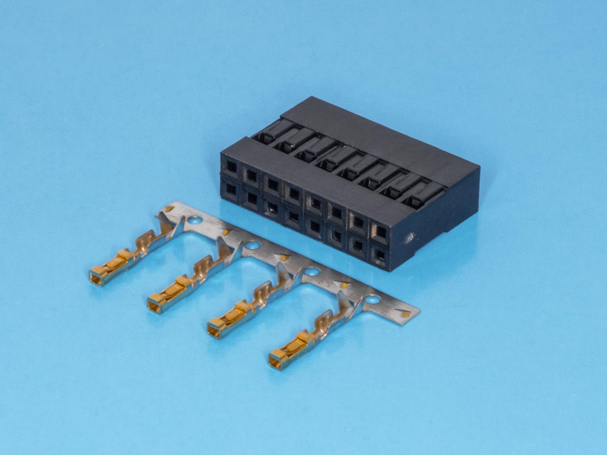 BLD-16 - Разъем 2х8 гнездо на кабель
