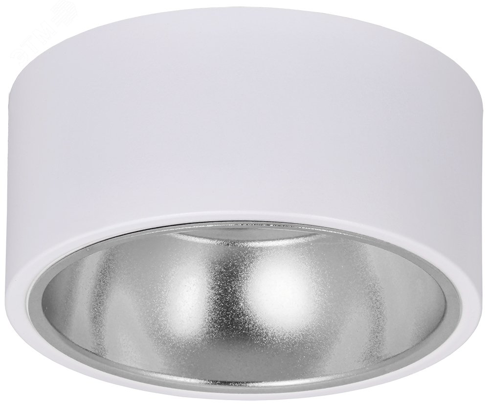 Светильник 4017 накладной потолочный под лампу GX53 бел./хром LT-UPB0-4017-GX53-1-K54