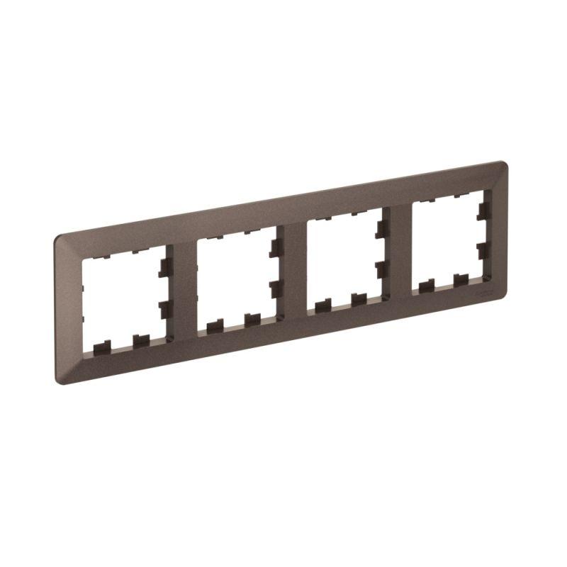 ATLASDESIGN AIR 4-постовая РАМКА, МОККО/дымчатый черный ATN220604