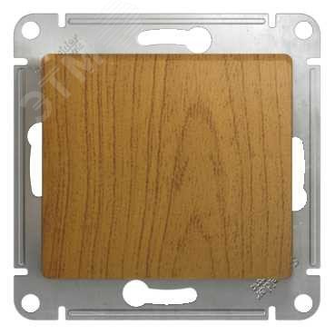 Выключатель 1-кл. СП Glossa 10А IP20 (сх. 1) 10AX механизм дуб SE GSL000511