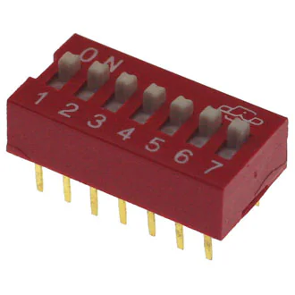 DS-07 (SWD1-7) - DIP переключатель 7 групп DS (SWD1)