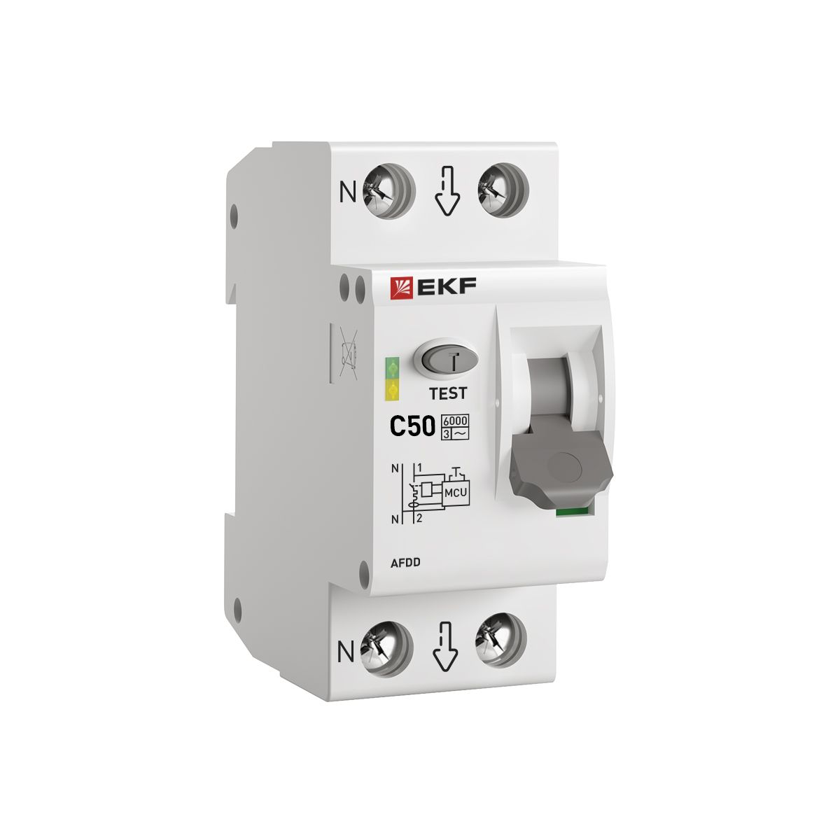 Устройство защиты от дугового пробоя (УЗДП) 1P+N C 50А 6кА с Автоматический выключатель PROxima afdd-2-50C-pro