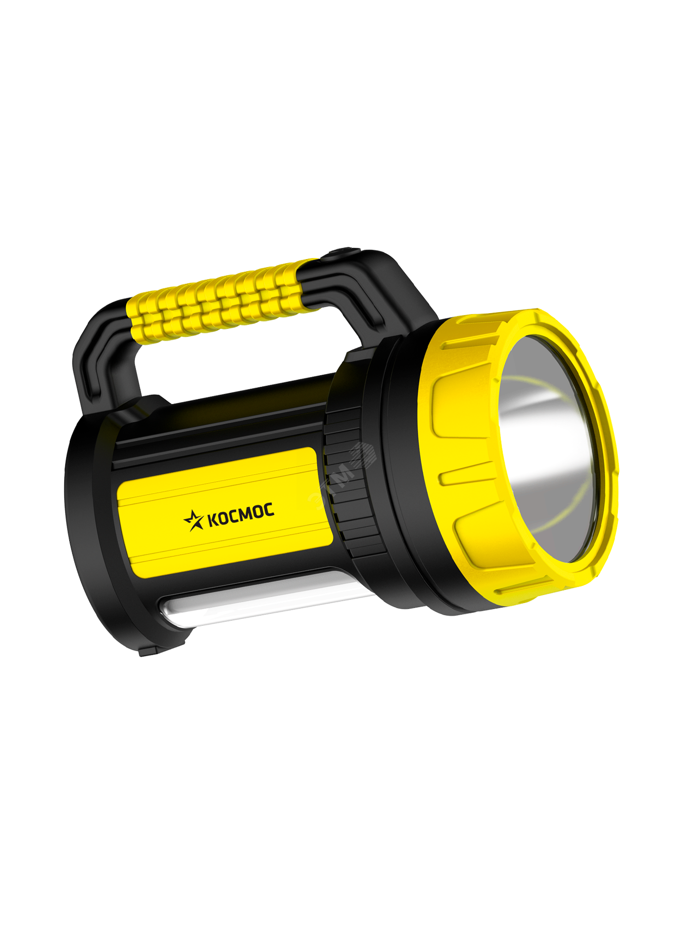 Фонарь аккумуляторный LED 5Вт 3 режима боков. панель 10Вт ЗУ 220/12В KOCAc2005W_Ex