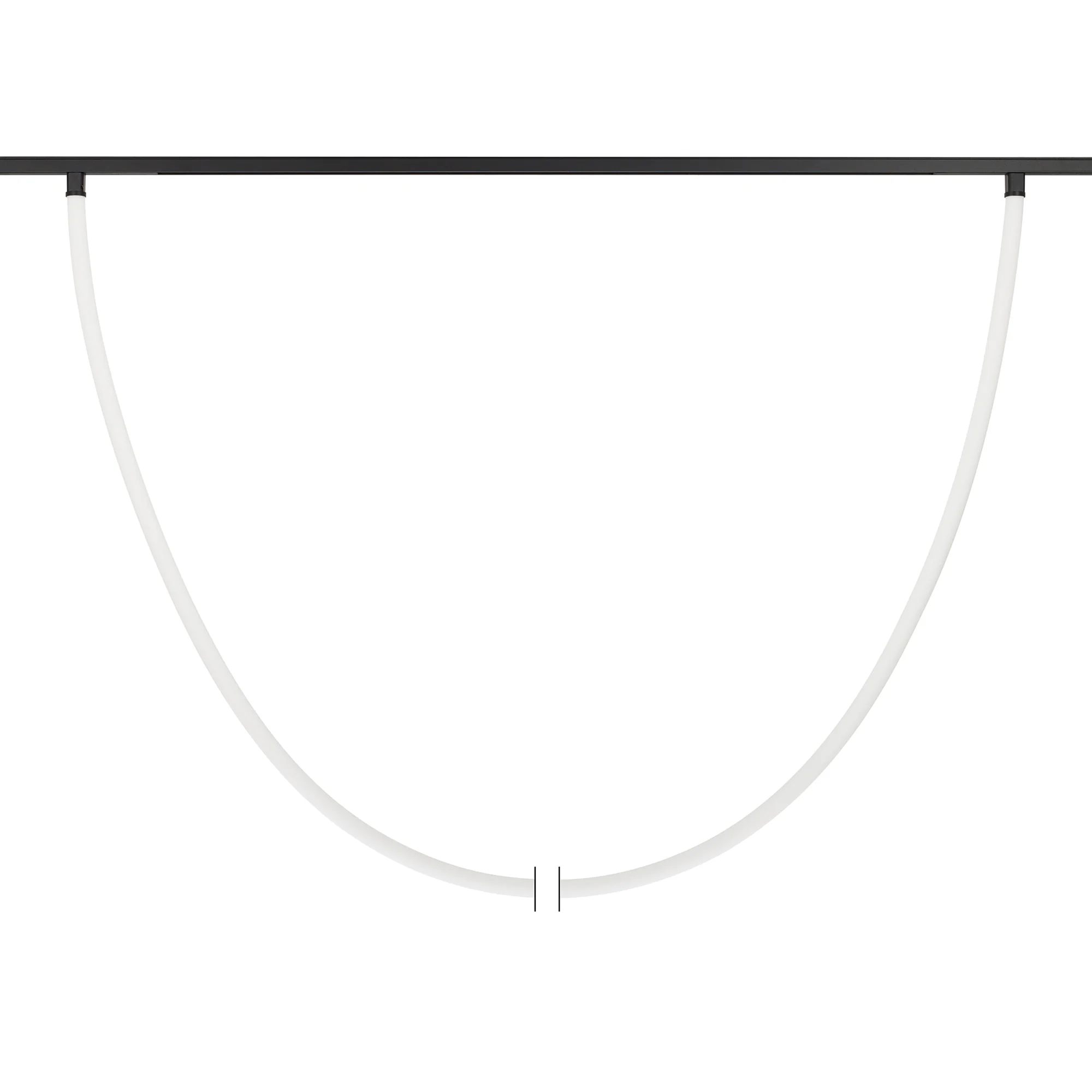 Светильник MAG-ORIENT-TUBE-ELASTIC-R25-L5000-70W Warm3000 (BK, 360 deg, 48V, DALI) 044341 - Светильник гибкий для магнитных треков серии ORIENT с управлением DALI. Мощность 70 Вт, св. поток 4235 лм, 60 лм/Вт, теплый 3000 K, CRI>90, угол 360°, напряжение п