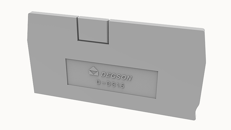 Торцевая крышка D-DS1.5-01P-11 - Торцевая крышка, для клемм DS1.5..., цвет: серый