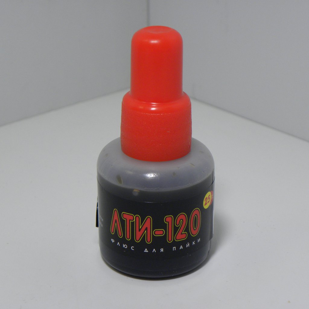 Флюс ЛТИ-120 (нейтральный)   25мл. - Флюс для пайки меди и её сплавов