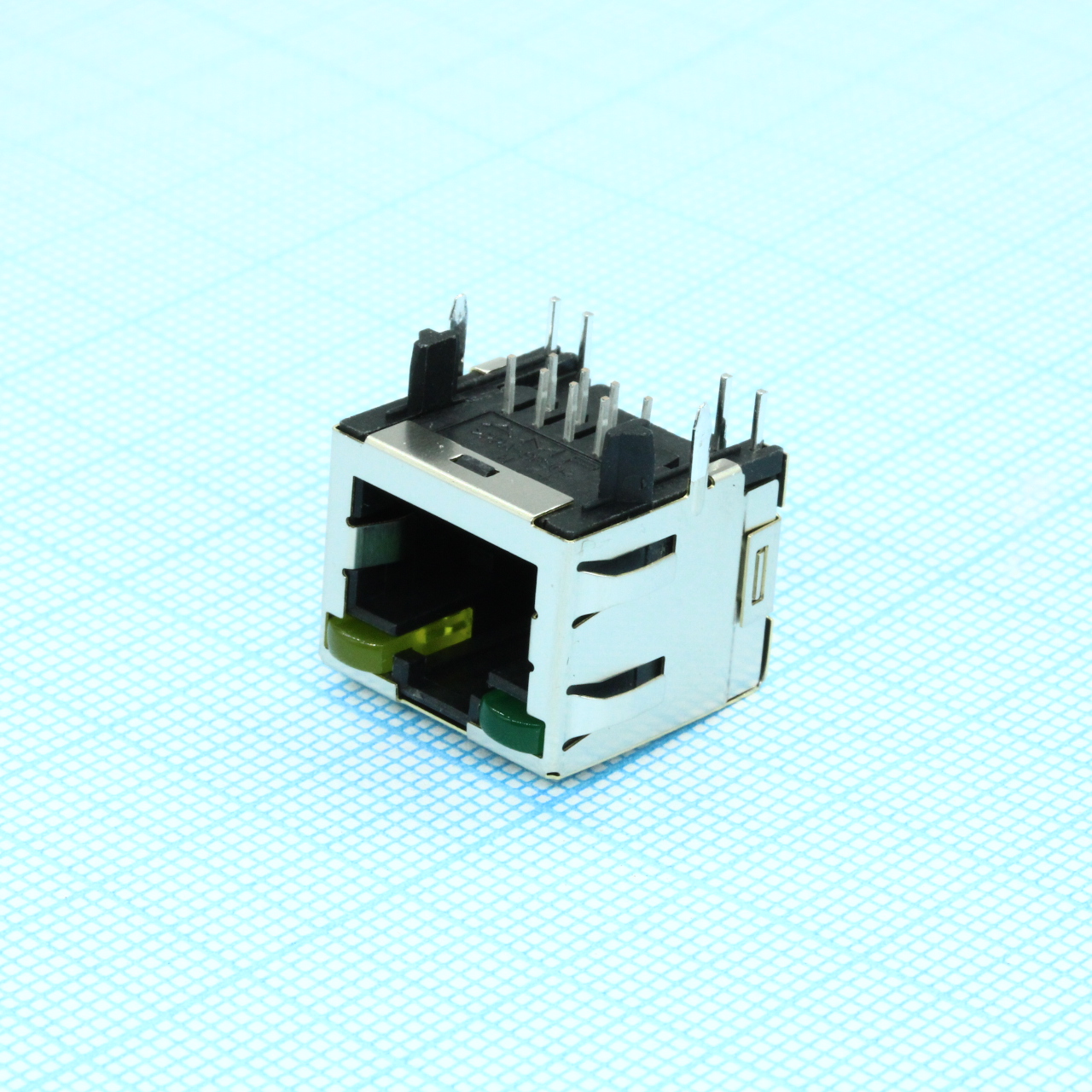 2-406549-4 - Модульный разъем, Cat5, RJ45, Гнездо, 8 контакт(-ов), 8 вывод(-ов), 1 порт(-ов)