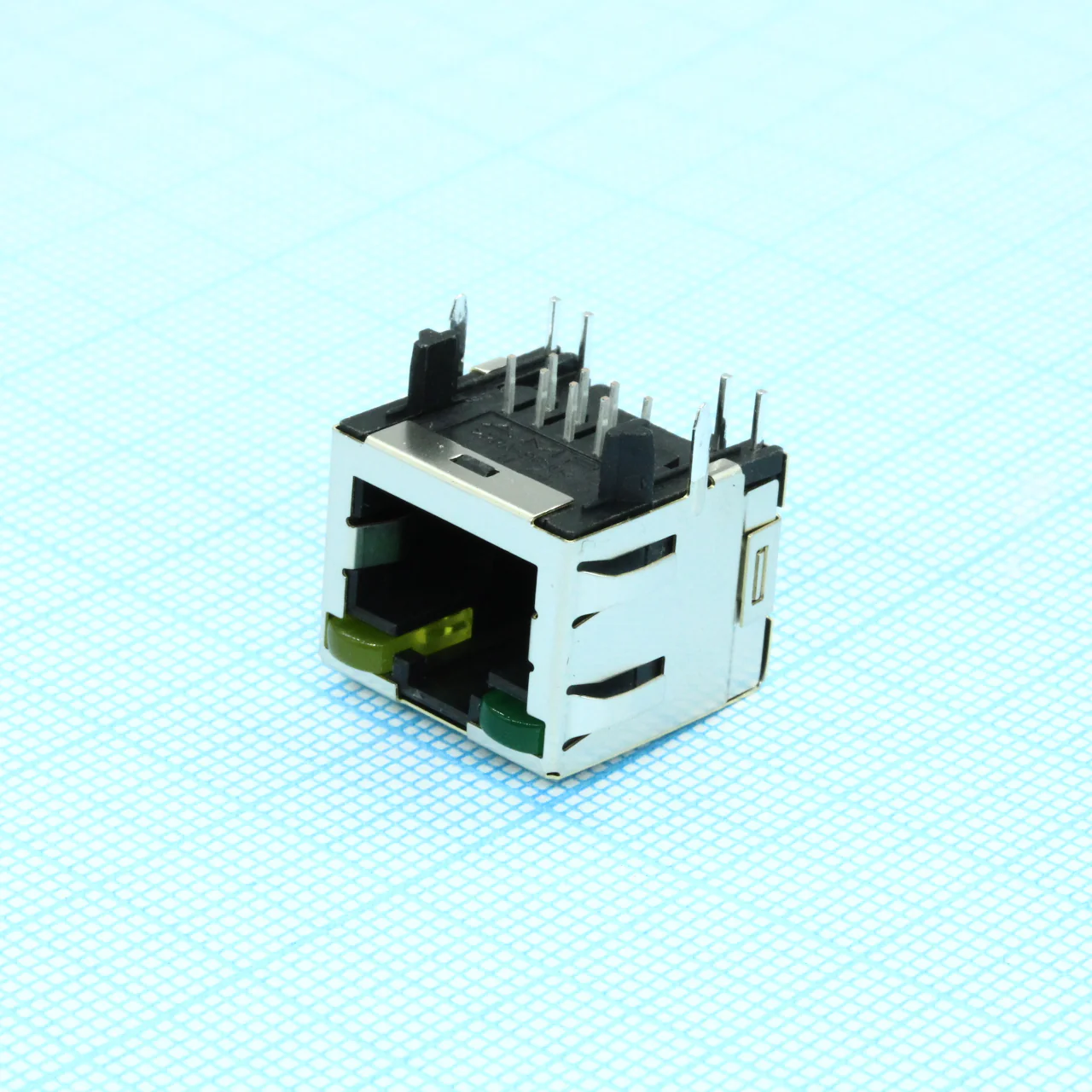 2-406549-4 - Модульный разъем, Cat5, RJ45, Гнездо, 8 контакт(-ов), 8 вывод(-ов), 1 порт(-ов)
