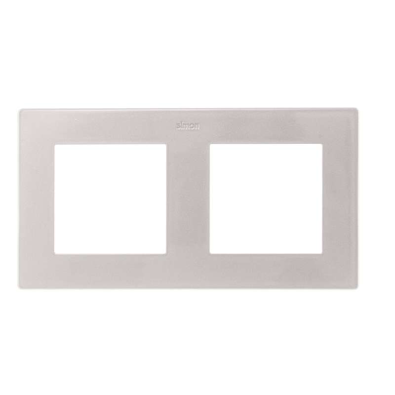 Рамка 2-м 4 алюм. 2400620-033