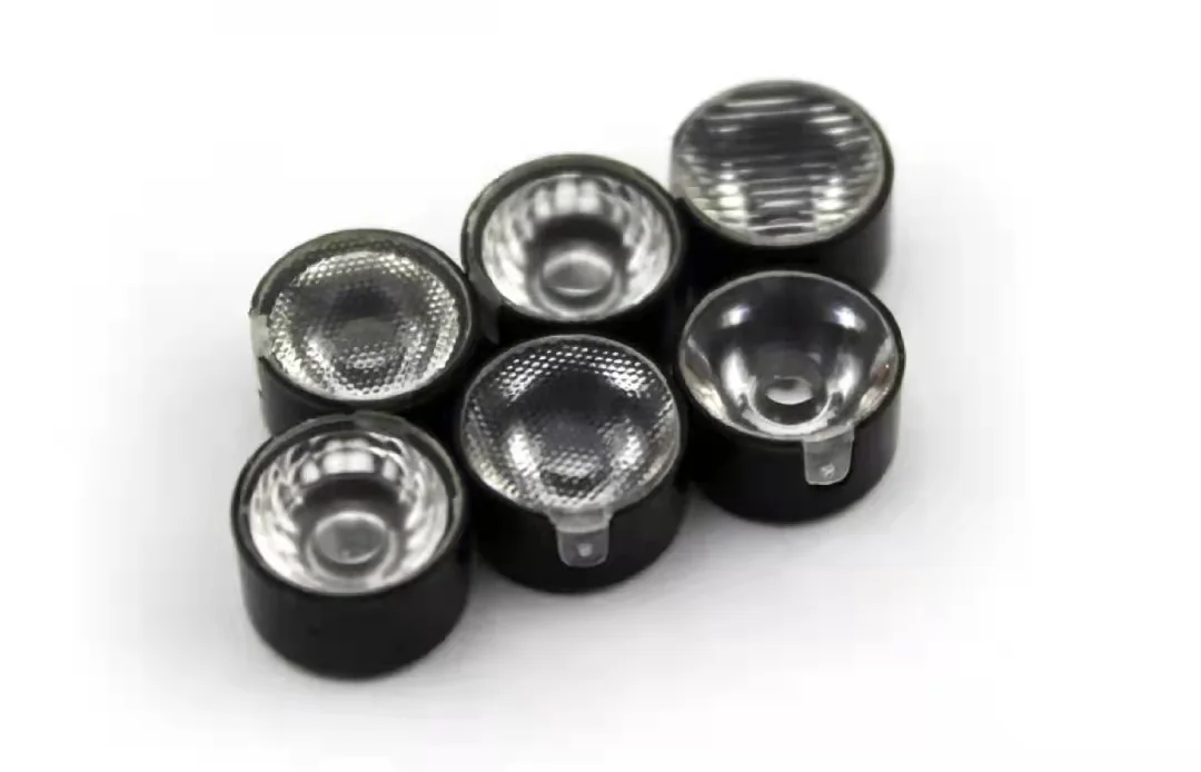 AN10D7H15G - Линза для светодиода 3535/3030, ~15°,  D=10,8 mm  H:7mm, PMMA