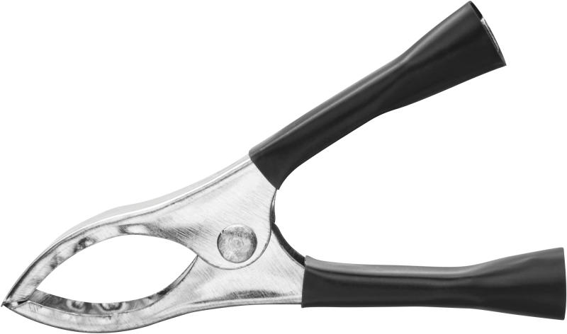 Зажим "крокодил" 30А 80 859 OAC-30A-75-B25 черн. 80859