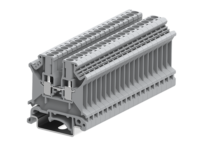 Проходная клемма 303901 - Проходная клемма, UK2.5, тип фиксации провода: винтовой, номинальное сечение: 2,5 мм кв., 24A, 800V, ширина: 5,1 мм, цвет: серый, тип монтажа: DIN 35