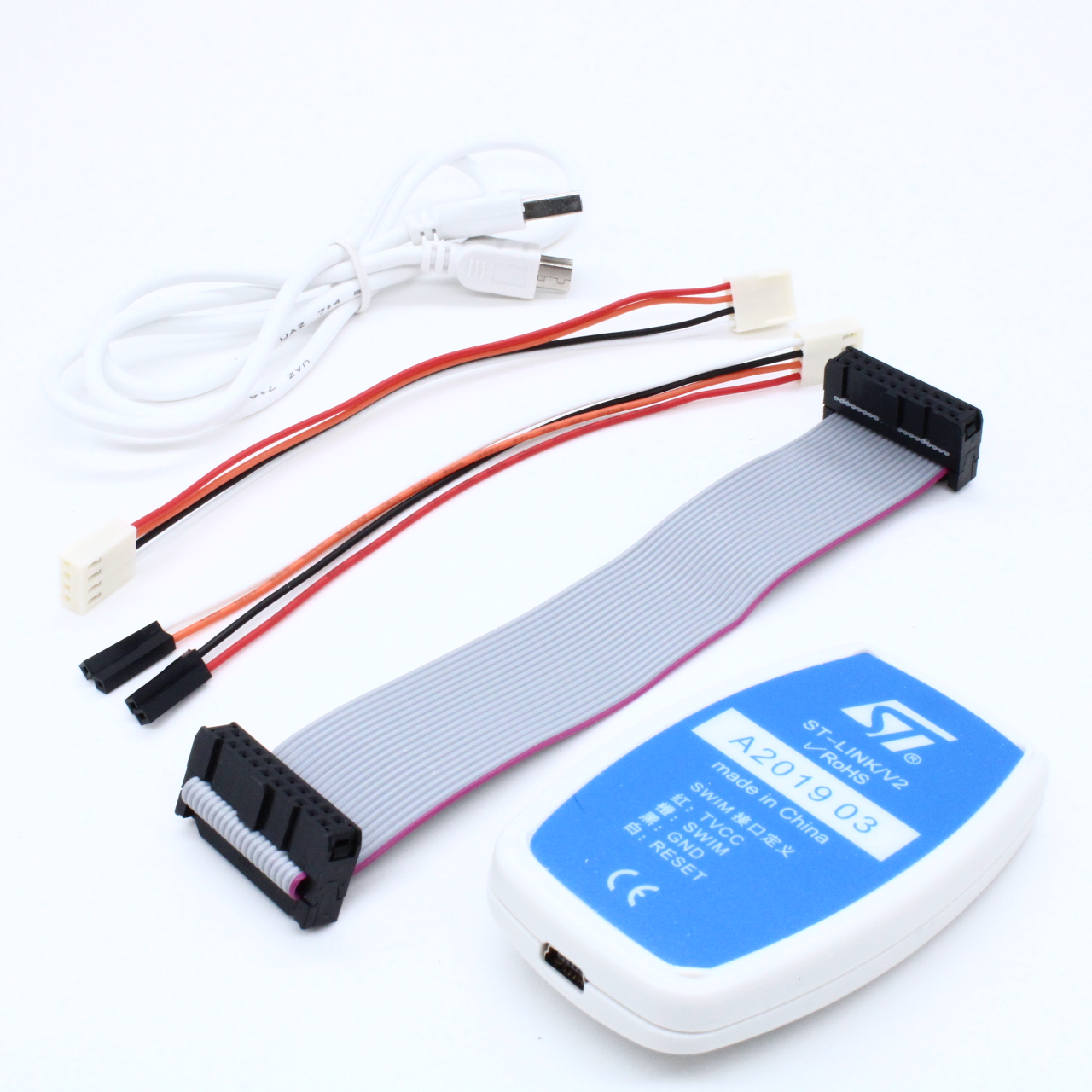 ST-LINK/V2 (CN VERSION) - Внутрисхемный отладчик/программатор для микроконтроллеров STM8 и STM32