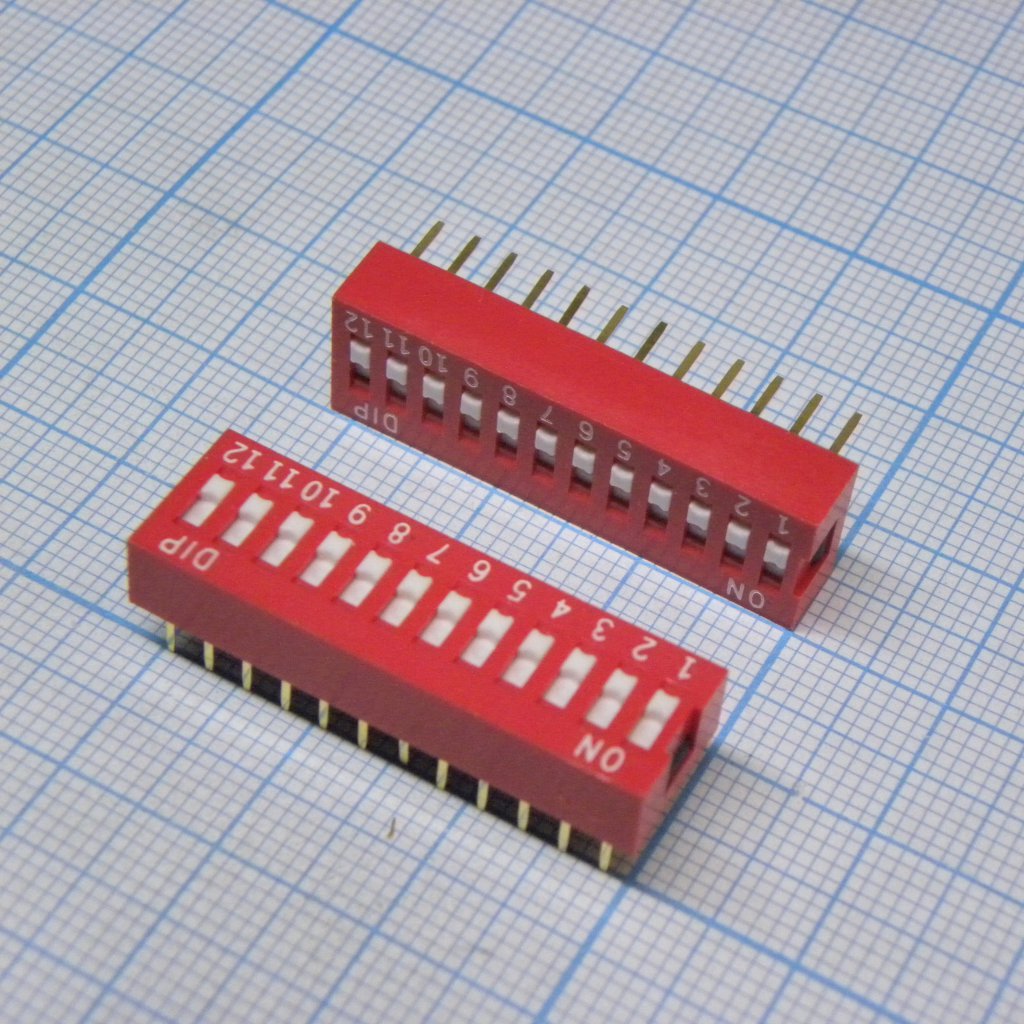 DSR-12-V - движковый переключатель