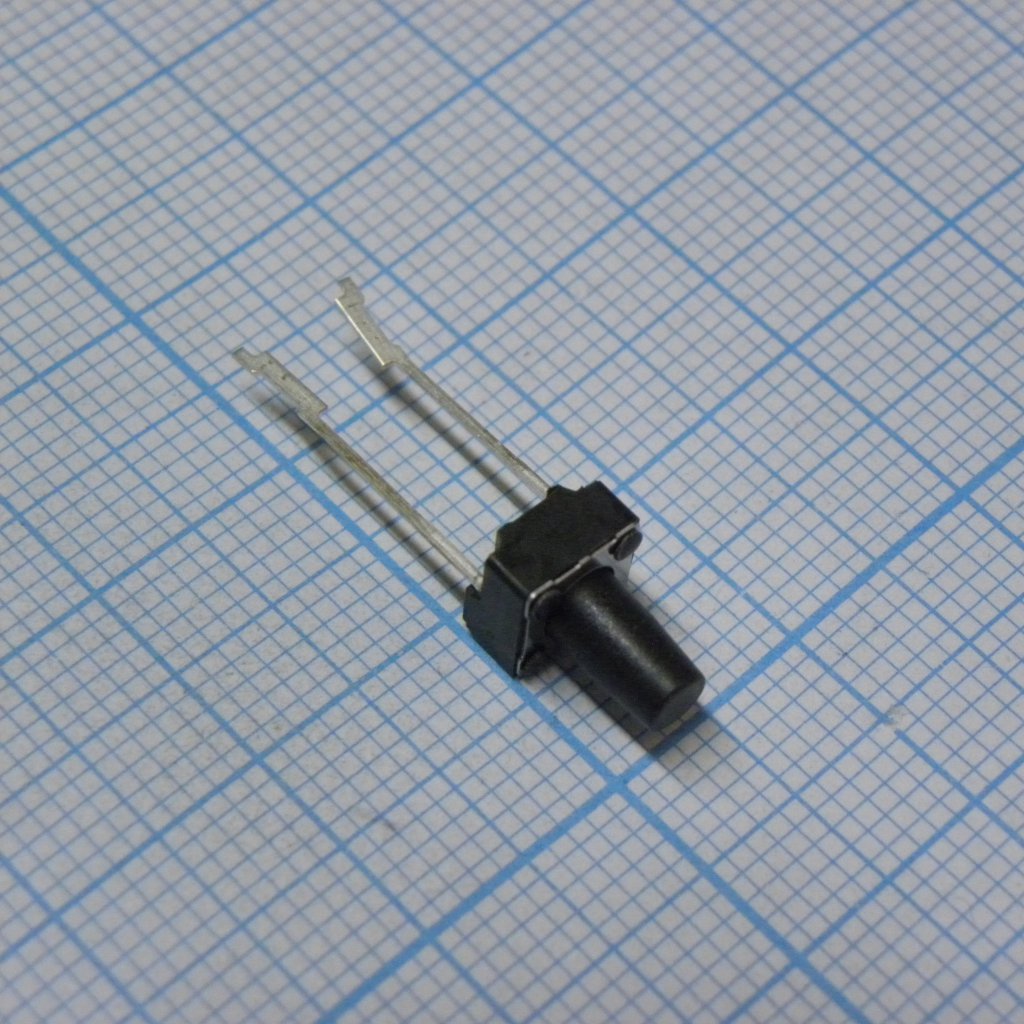 DTST-65K-V - Кнопка тактильная, корпус - 6*6мм, неформованные выводы