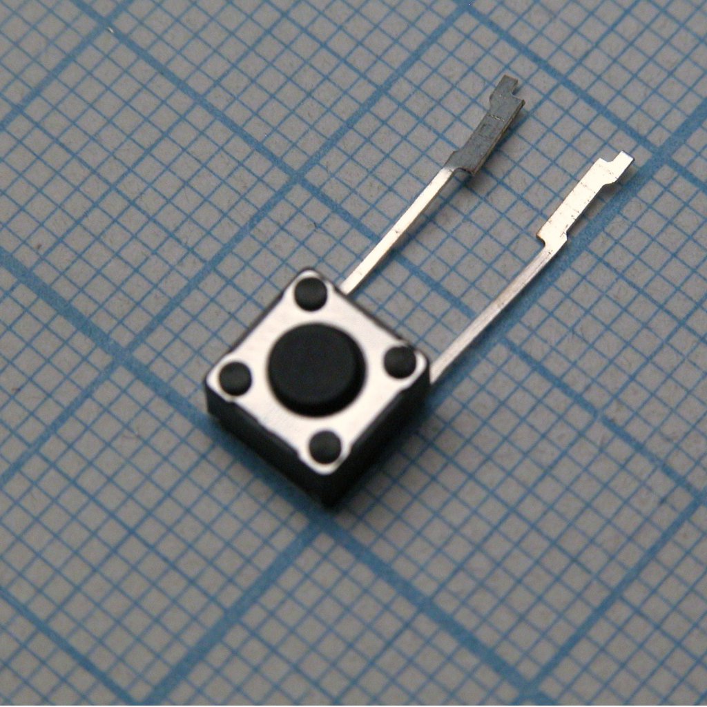 DTST-61K-V - Кнопка тактильная 6х6мм, неформованные выводы