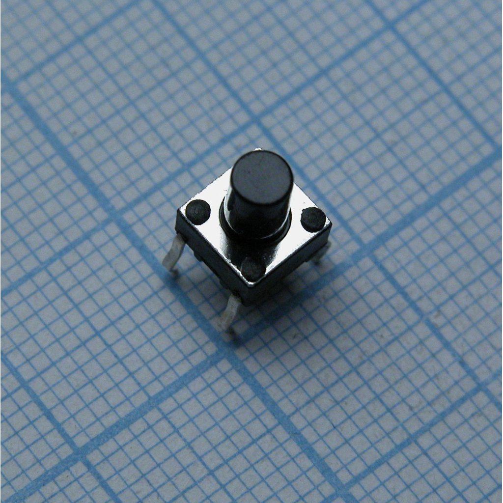 SWT-20-8 - Кнопка тактильная 6.2Х6.2мм h=8мм вертикальная монтаж в отверстие