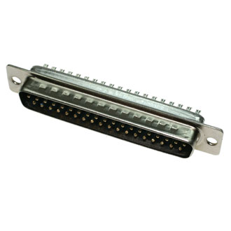 DB-37M - вилка 37 pin на кабель (пайка)