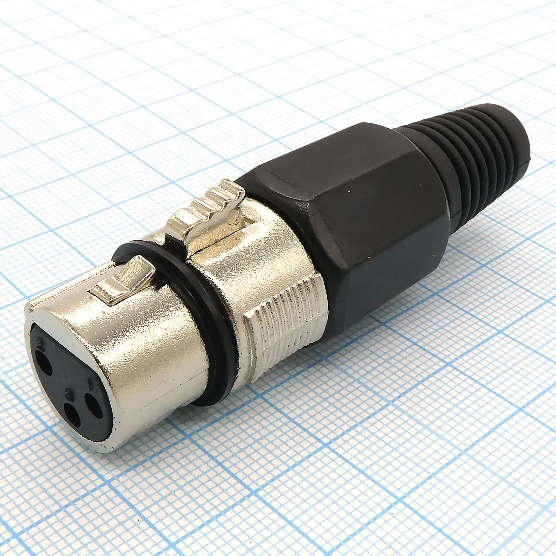 CANNON 79B 3F - Аудио разъём XLR - розетка кабельная, 3 контакта, цвет - чёрный