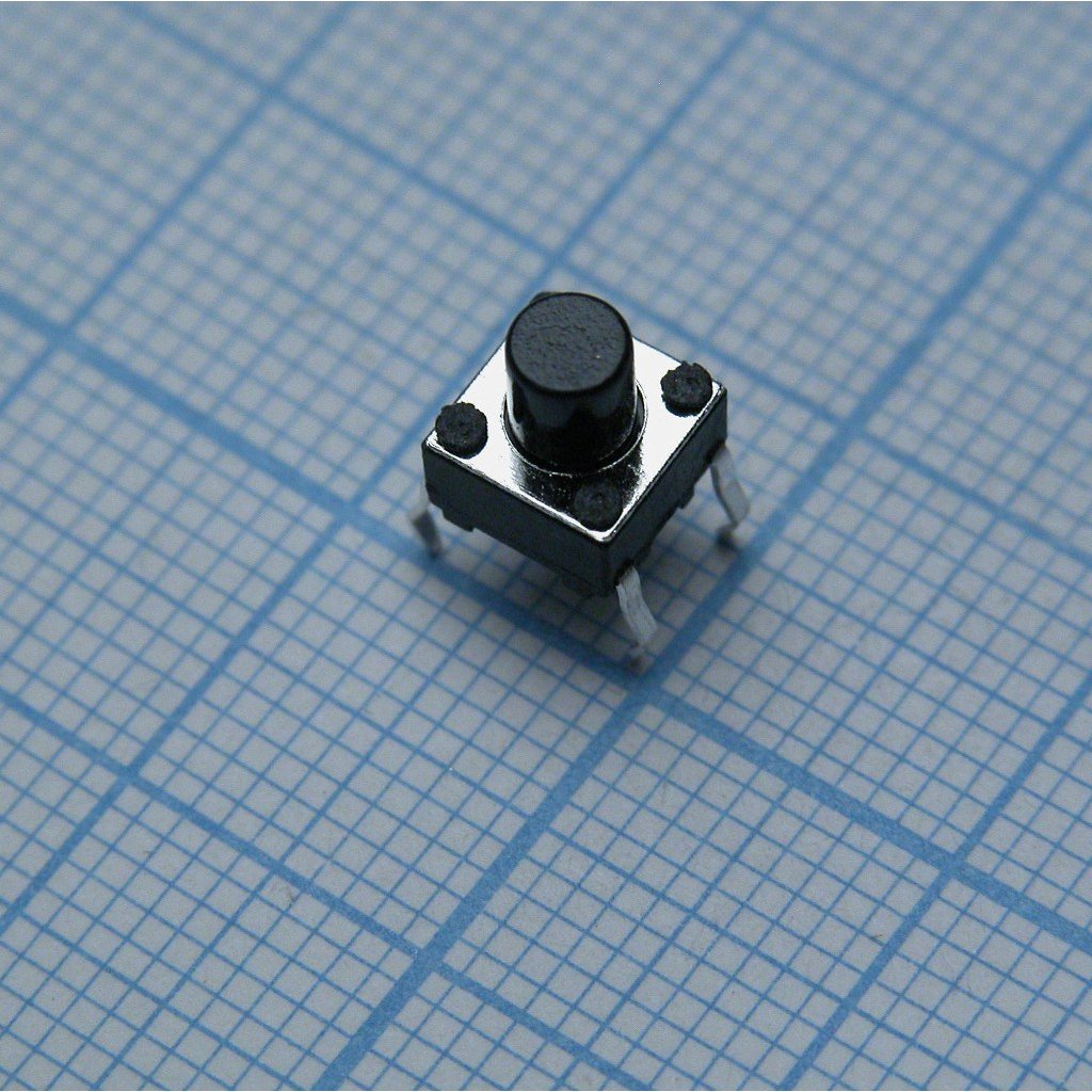 SWT-20-7 - Кнопка тактильная 6.2Х6.2мм h=7мм вертикальная монтаж в отверстие