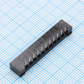 DS1020-11RT1D - FPC разъем для шлейфа на плату угловой 11pin, шаг 2.54мм