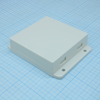 NUB808023WH - Пластиковый корпус белого цвета из высокопрочного пластика с фланцами
