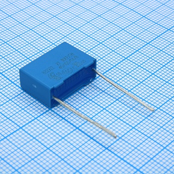 B32922C3224K189 - Конденсатор пленочный помехоподавляющий X2 0.22мкФ 305В переменного тока ±10% (18 X 7 X 12.5мм) радиальные выводы пластиковый прямоугольный корпус 15мм