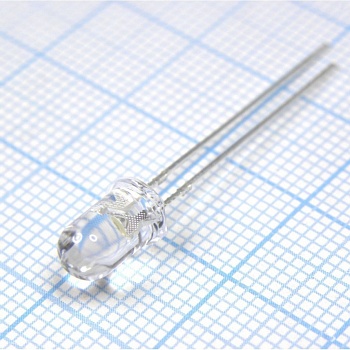 FYL-5013PGC - Светодиод 5мм/зеленый/525нм/10000мкд/прозрачный/20°