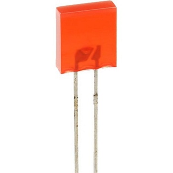 L-153IDT - Светодиод 2,3х7мм/красный/625нм/3-5мкд/110°