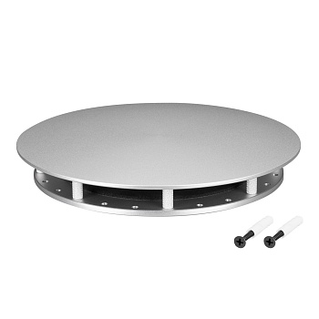 Крепление MOONLIGHT-BASE-ROUND-D18-L Silver 046090 - Крепление герметичной ленты MOONLIGHT D18. Материал сталь, цвет серебряный. Размер крышки L (175х175 мм). Подходит для плоских поверхностей. Габариты держателя в сборке 175x175x26.5 мм. Диаметр основани