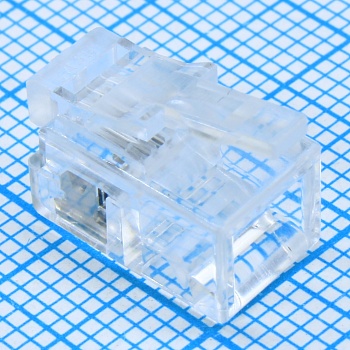 L-KLS12-RJ11-4P4C-01 - Разъем RJ-11 4 контакта на плату, гнездо