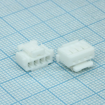 355070400 - Корпус разъема 4 контакта 2мм монтаж на кабель пакет