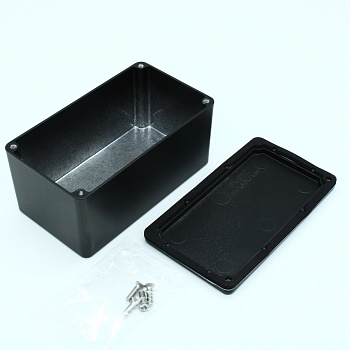 BS15BK - Герметичный алюминиевый корпус с прокладкой, IP66, черный