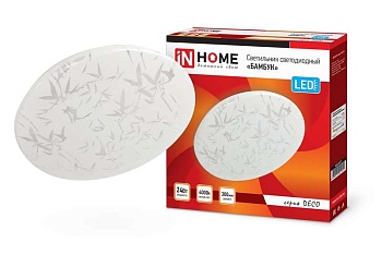 Светильник светодиодный DECO БАМБУК 24Вт 230В 4000К 2160лм 330х55мм 4690612021911