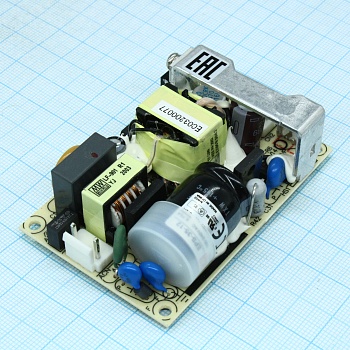 EPS-35-12 - AC-DC, 36Вт, вход 85…264V AC, 47…63Гц /120…370В DC, выход 12В/3A, рег. вых 10.8…13.5В, изоляция 3000В AC, открытая плата 76.2х50.8х24мм, -30…+70°С