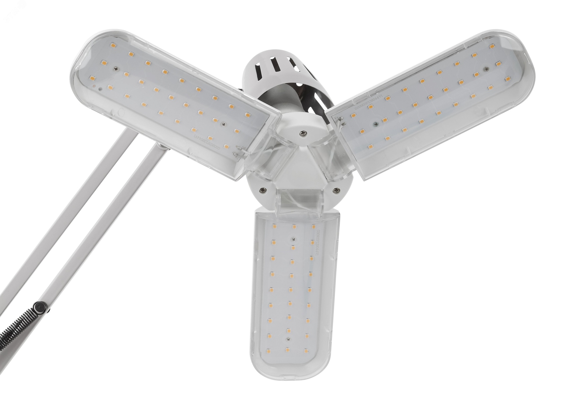 Фитолампа для растений светодиодная FITO-24W-Ra90-E27-FOLD 3-х лепестковая полного спектра 24 Вт Е27 Б0057285