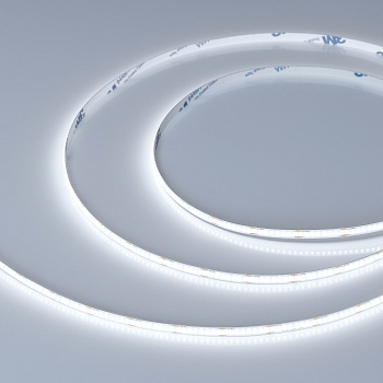 Лента COB-X400-5mm 24V White6000 (7.2 W/m, IP20, CSP, 5m) 041695 - Лента COB сплошной засветки без видимых светодиодов. Светодиоды CSP 400 шт/м. Цвет свечения БЕЛЫЙ 6000K, высокий индекс цветопередачи CRI>90, угол 180°. Мощность 7.2 Вт/м, питание 24 В. Ра