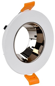 Светильник 4106 встр. поворотн. GU10 белый/шокол. пласт. IEK (кр.1шт)