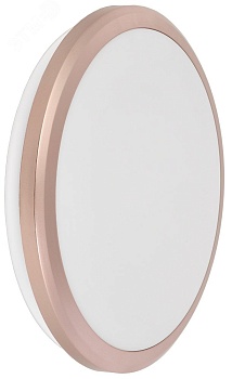 Светильник LED ДПБ 3203 18Вт IP54 4000K круг роз. золото LDPB0-3203-18-4000-K01