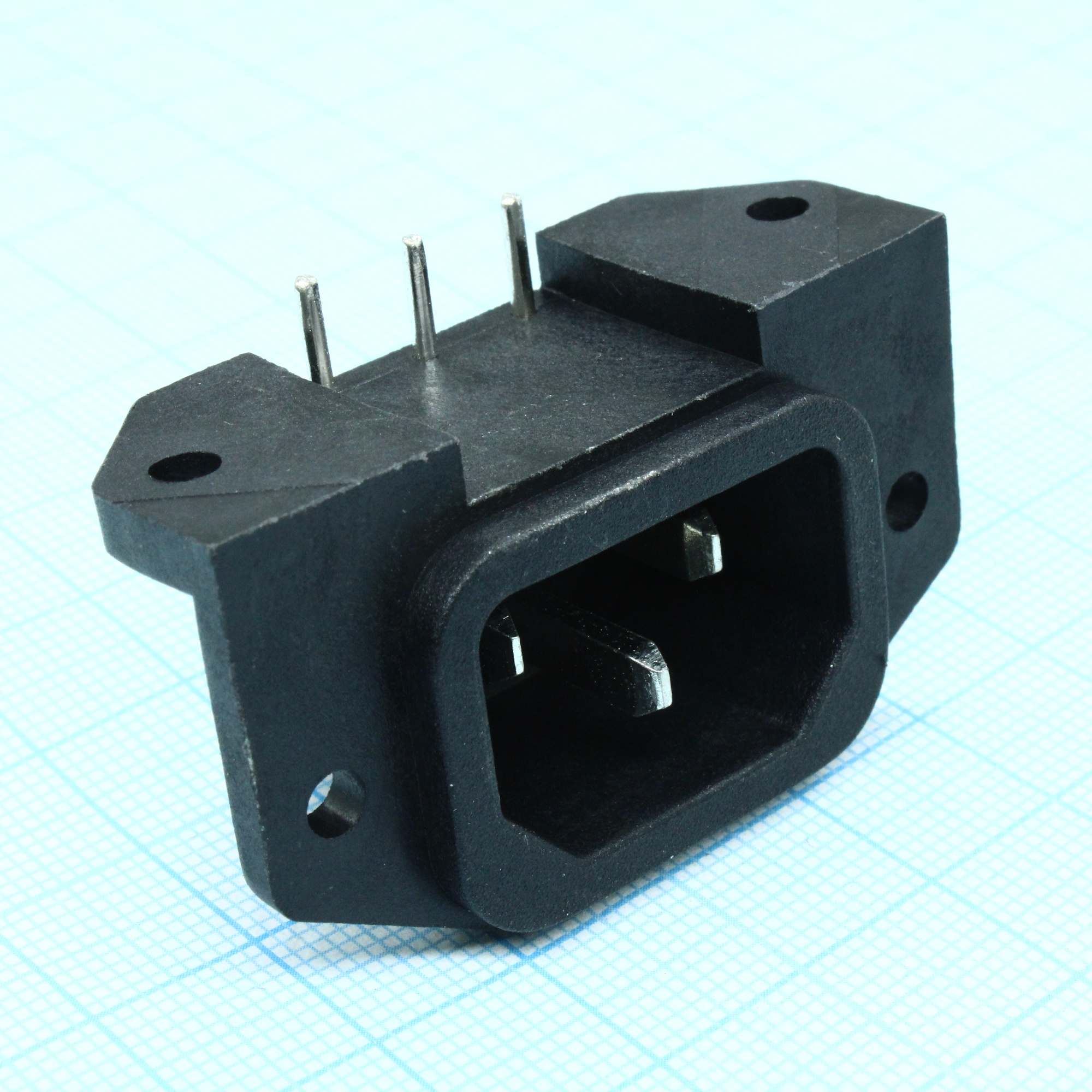 AS-205-UL-EN - Евровилка сетевая на корпус угловая