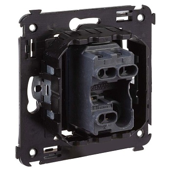 Переключатель одноклавишный в стену, "Avanti", "Черный квадрат" 4402113