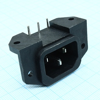 AS-205-UL-EN - Евровилка сетевая на корпус угловая