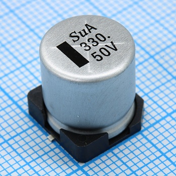 TS13CA2A470MMT000R - Конденсатор алюминиевый электролитический 47мкФ 100В ±20% (12.5 X 13.5мм) для поверхностного монтажа 0.32 Ом 500мА 2000час 105°С автомобильного применения лента на катушке