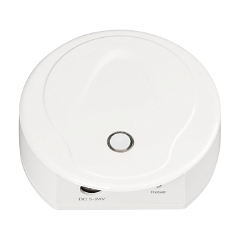 Конвертер SMART-K58-WiFi White (5-24V, 2.4G) 029895 - Конвертер WIFi сигнала в RF. Питание/рабочее напряжение 5-24VDC, выходной сигнал 2.4G, входной сигнал WiFi со смартфона. Корпус - белый PVC. Габариты 72х25 мм. Мобильное приложение Smart Arlight для iO