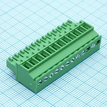 15EDGKA-3.5-12P-14-100A(H) - Разъемный клеммный блок. Серия 15EDGKА-3.5, 12 контактов