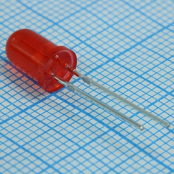 FYL-5012HD1C - Светодиод 5мм/красный/660нм/10мкд/30°