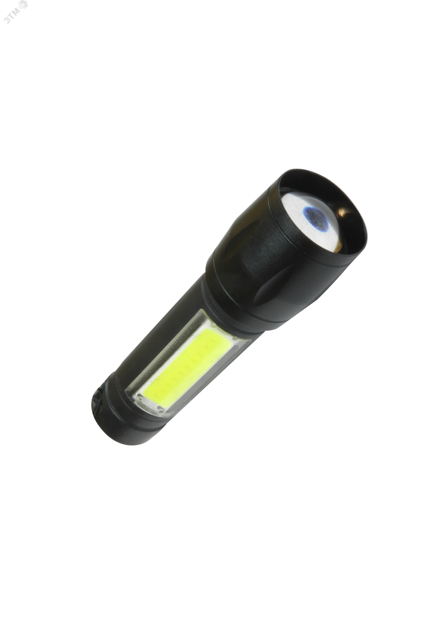 Фонарь аккумуляторный XPE 3Вт + COB 3Вт литиевый аккум. 600мА.ч Micro USB шнур KocAc1011Lith